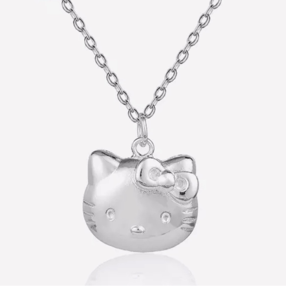 Hello Kitty 925 Sterling Silver Locket Necklace